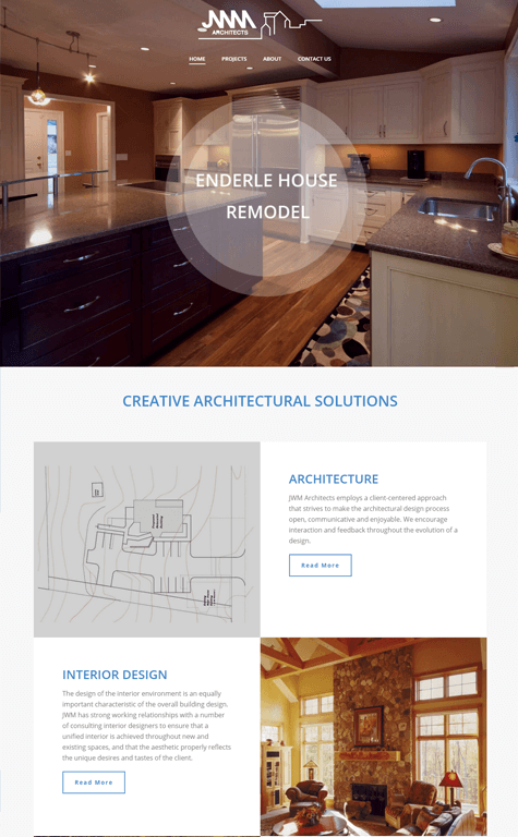 affordable freelance web design services for architect