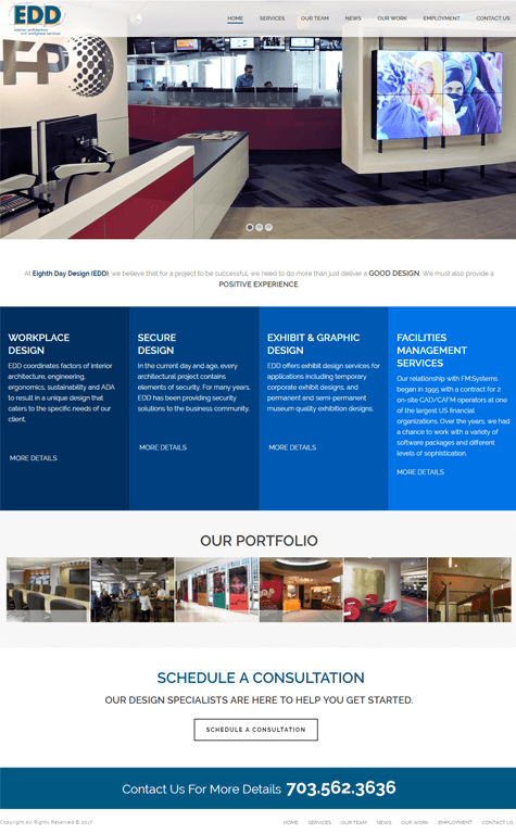 affordable web design services for architect firm