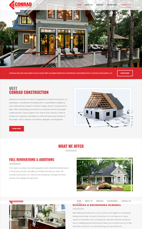 affordable web design services for general contractors