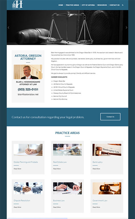 affordable web design for attorney