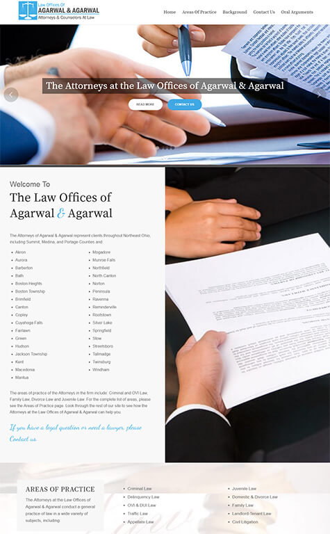 affordable web design services for attorney