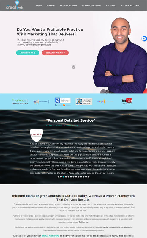 affordable web design for marketing firm