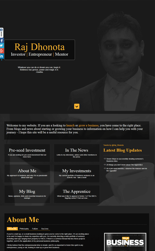 affordable web design services for personal websites